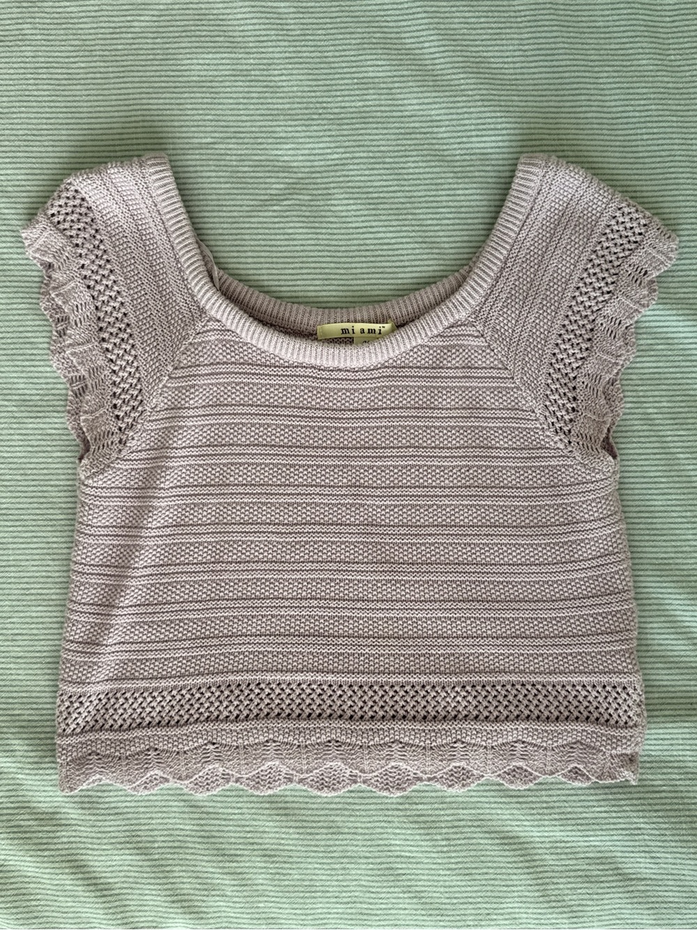 Light purple knitted top, Size M